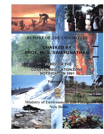 report of the expert committee on coastal regulation - Iczmpwb.org