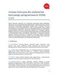 Licencja - Ivona