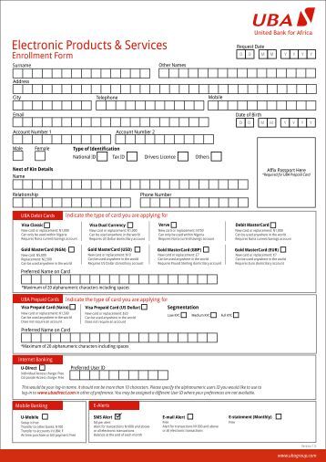 credit application for a business account