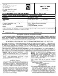 Hazardous Waste Disposal Bid - Solid Waste Authority