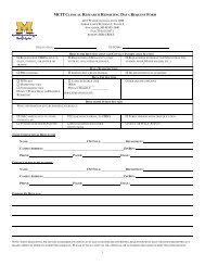 mcit clinical research reporting data request form 1 ann arbor, mi ...