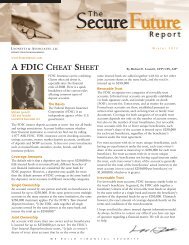 A FDIC CHEAT SHEET - Leonetti & Associates LLC