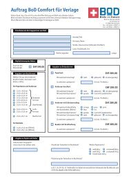 Auftrag BoD Comfort fÃ¼r Verlage