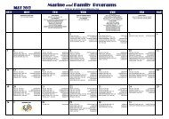 Marine and Fam mily Programs mily Programs - MCCS Okinawa