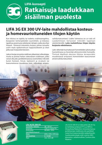 Ratkaisuja laadukkaan sisÃ¤ilman puolesta - Lifa.net