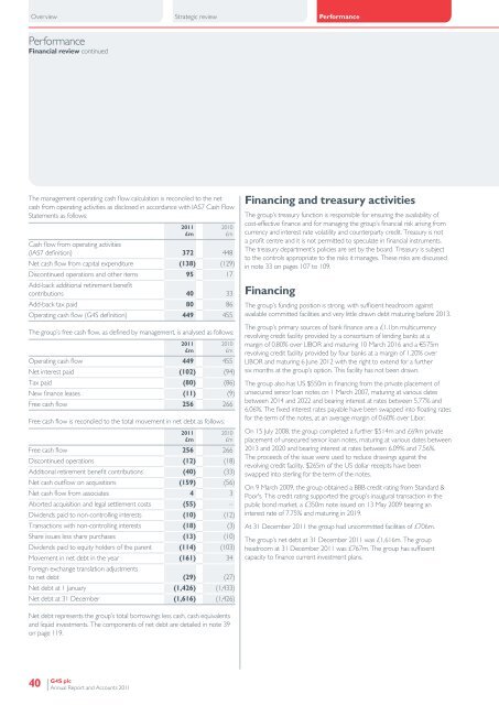 G4S Annual Report and Accounts 2011