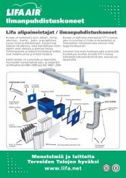 Ilmanpuhdistuskoneet - Lifa.net