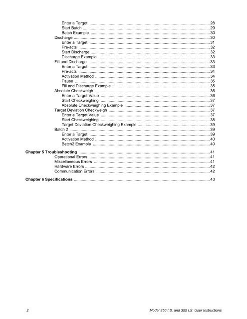 GSE350-355 IS Indicator User Manual - Avery Weigh-Tronix