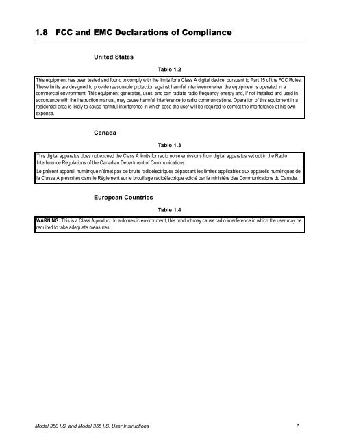 GSE350-355 IS Indicator User Manual - Avery Weigh-Tronix