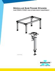 Modular Sub Frames brochure - Bergvik Flooring