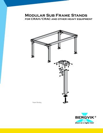 Modular Sub Frames brochure - Bergvik Flooring