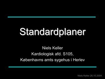 Standardplaner - EPJ-Observatoriet