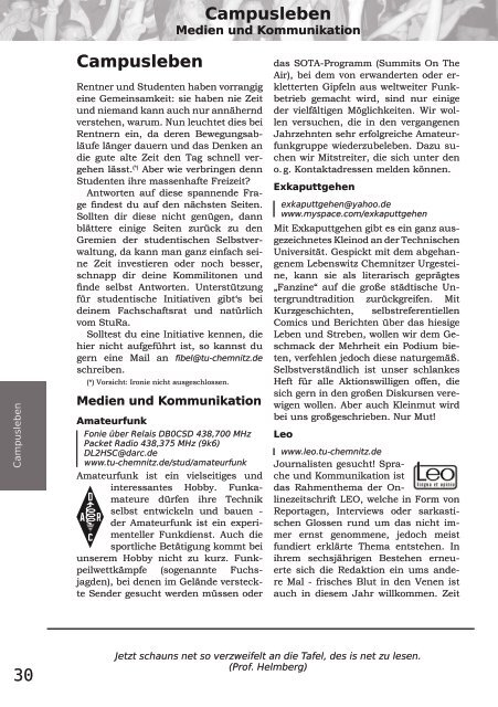 Fibel 2008 als PDF (7.8 MB) - StuRa - TU Chemnitz