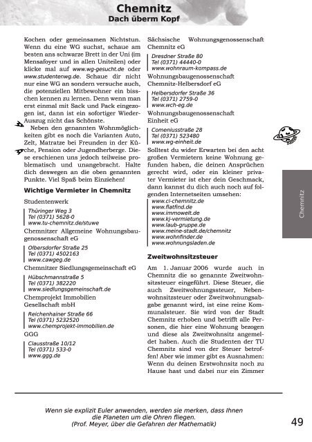 Fibel 2008 als PDF (7.8 MB) - StuRa - TU Chemnitz