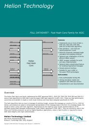 Fast Hash SHA-1, SHA-256, SHA-384, SHA-512, MD5 ASIC core ...