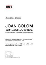 Joan Colom : les gens du Raval - Fondation Henri Cartier-Bresson