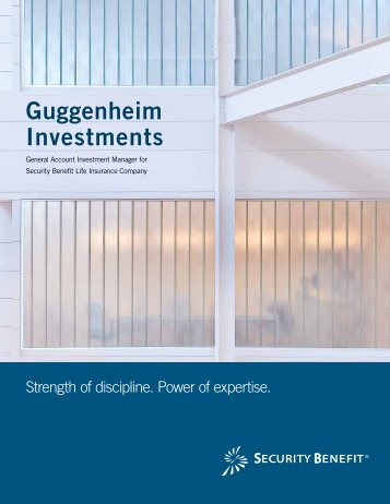 About Guggenheim Investments - Security Benefit Agent