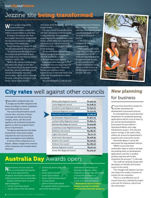 december 2012 - Townsville City Council