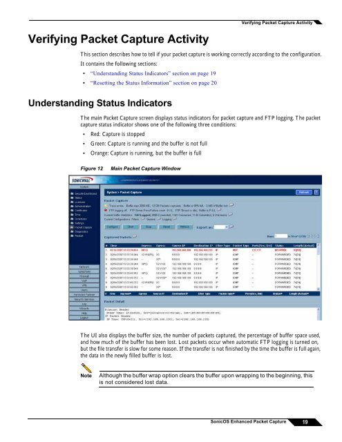 What is Packet Capture? - SonicWALL