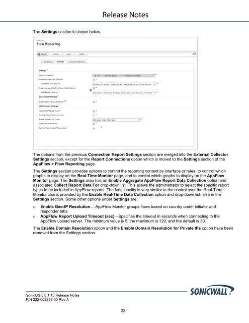 SonicOS 5.8.1.13 Release Notes - SonicWALL