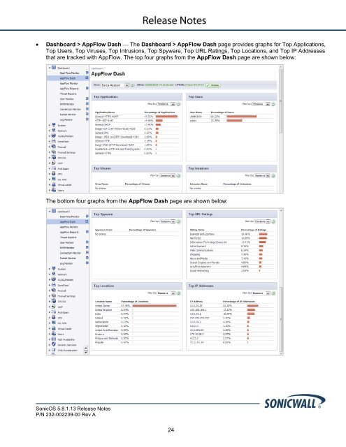 SonicOS 5.8.1.13 Release Notes - SonicWALL