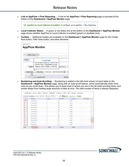 SonicOS 5.8.1.13 Release Notes - SonicWALL