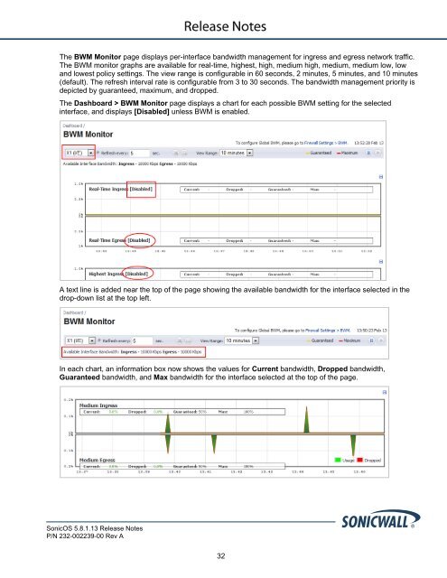 SonicOS 5.8.1.13 Release Notes - SonicWALL