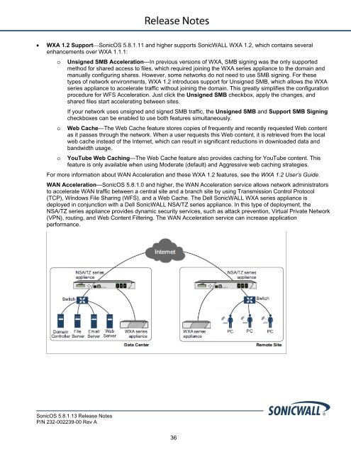 SonicOS 5.8.1.13 Release Notes - SonicWALL