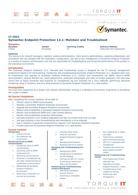 Endpoint Protection - Symantec Enterprise