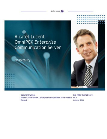 Alcatel-Lucent OmniPCX Enterprise ... - SSP Telecom Inc.