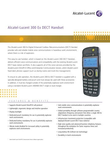 Alcatel-Lucent 300 Ex DECT Handset - Adventus