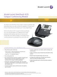 Alcatel-Lucent OmniTouch 4125 Compact ... - Merit Telekom