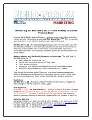 Introducing AIG Elite Global IUL LTSM with Monthly ... - AIG.com