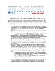 Key Differences Between LTG Ultra and AIG Select-a-Term - AIG.com