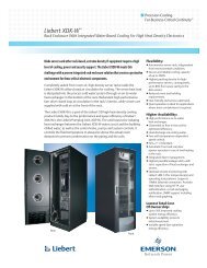 Liebert XDK-W - Emerson Network Power