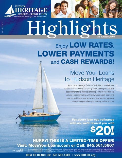 LOWER PAYMENTS - Hudson Heritage Federal Credit Union
