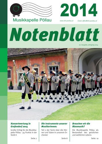 Notenblatt 2014