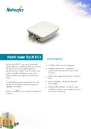 NetStream 5x10 DS1 Datasheet - Netronics Networks