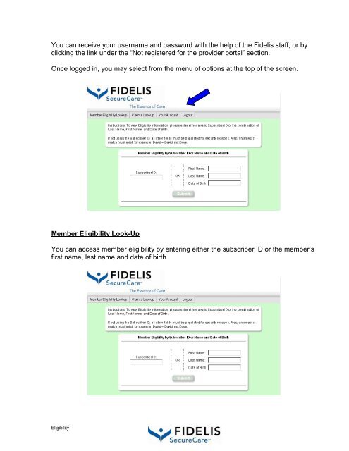 Fidelis SecureCare of North Carolina Provider Manual