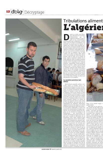 Fr-24-08-2013 - Algérie news quotidien national d'information