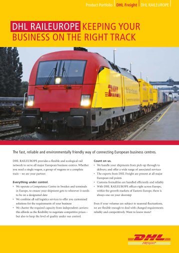 Download DHL RailEurope Brochure