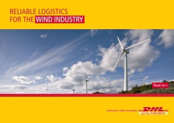 Download our Wind Energy Logistics brochure - DHL