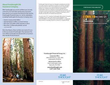 Product Brochure.pdf - Financial Security Associates