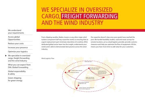 Download our Wind Energy Logistics brochure - DHL