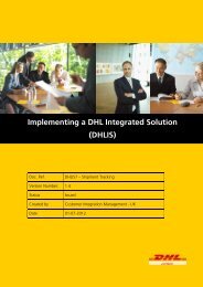 DHLIS7 - Shipment Tracking (v1.4)