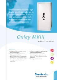 Oxley MKIII Cash & Valuables Safe - Chubb Safes - Just Safes ...