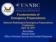 Session 3_NRC Fundamentals of Emergency ... - National REP