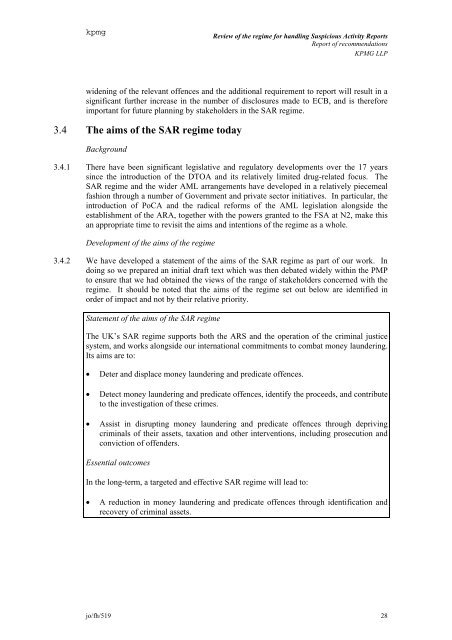 Money Laundering: Review of the Reporting ... - Dematerialised ID