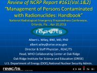 Session 20_Review of NCRP 161 - National REP