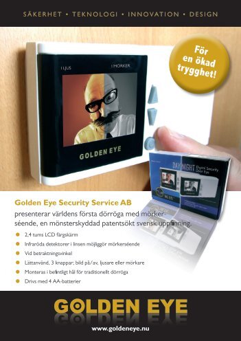 Golden Eye Security Service AB - Nyckelbutiken.se